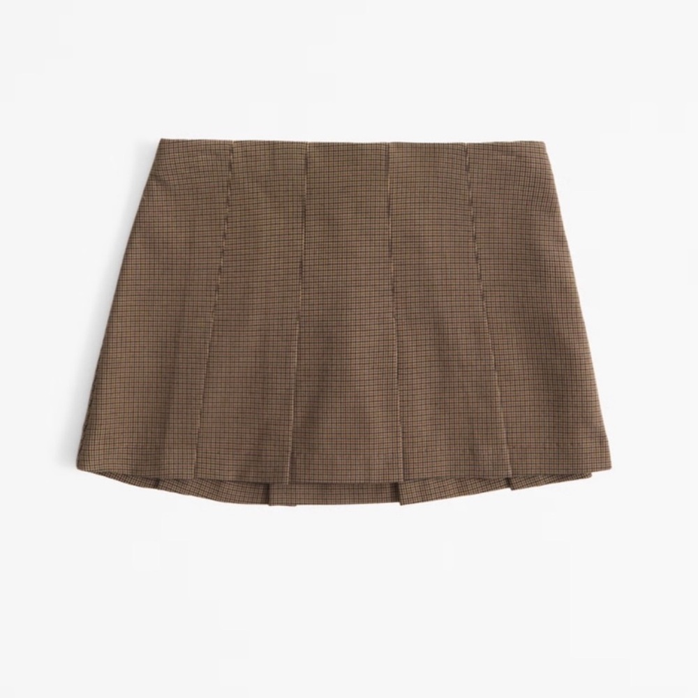 NWT Abercrombie Mid-Rise Pleated Mini Skirt XS
